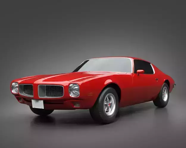 1970 Pontiac Firebird 3D model