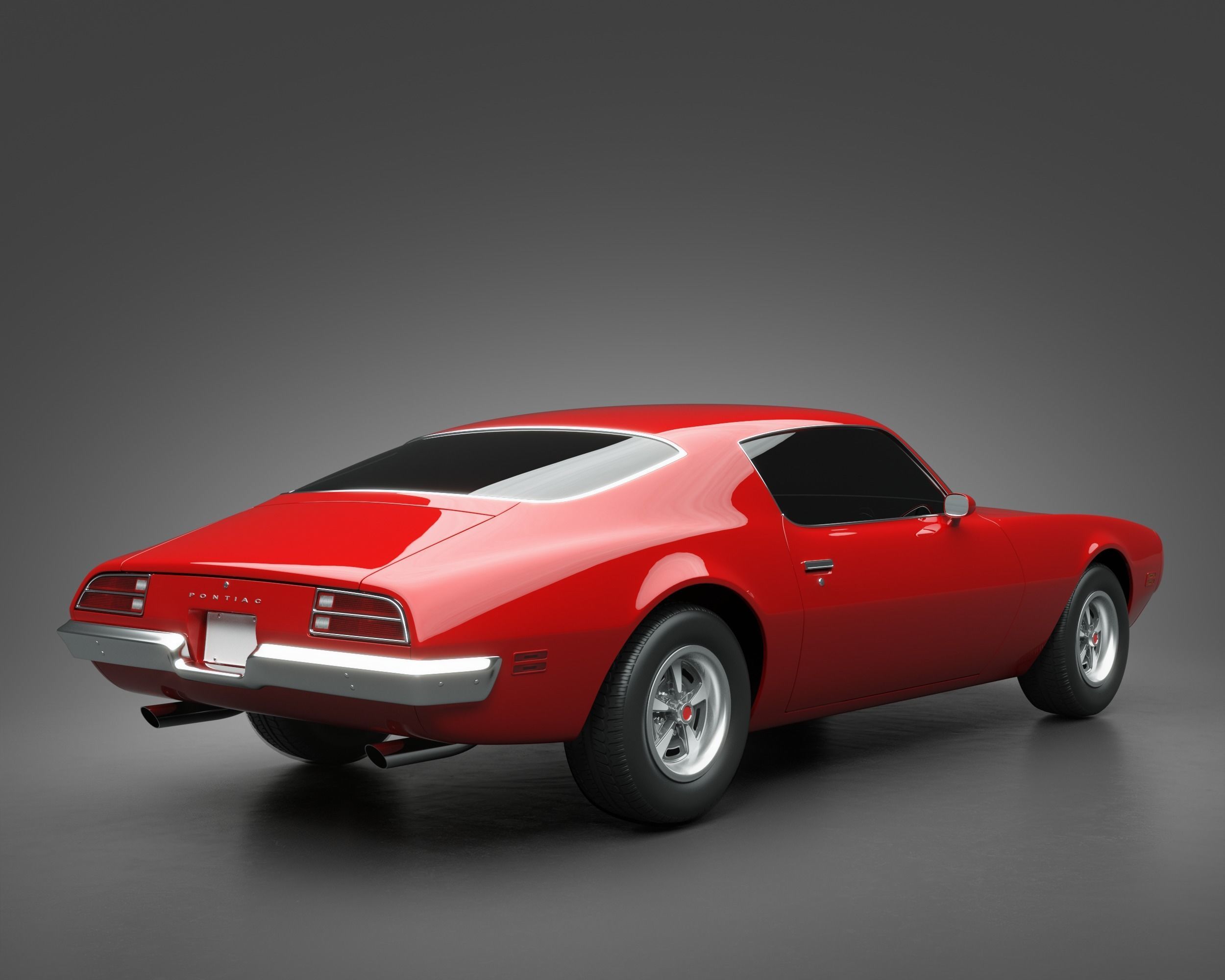 1970 Pontiac Firebird 3D model_1