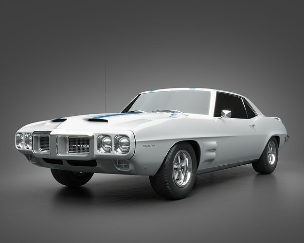 1969 Pontiac Firebird Trans Am 3D model
