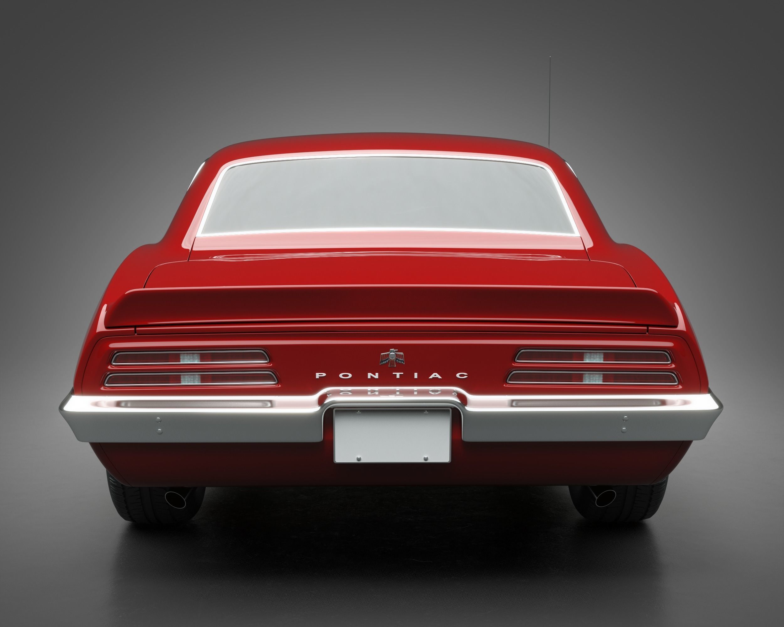 1969 Pontiac Firebird 400 3D model_3