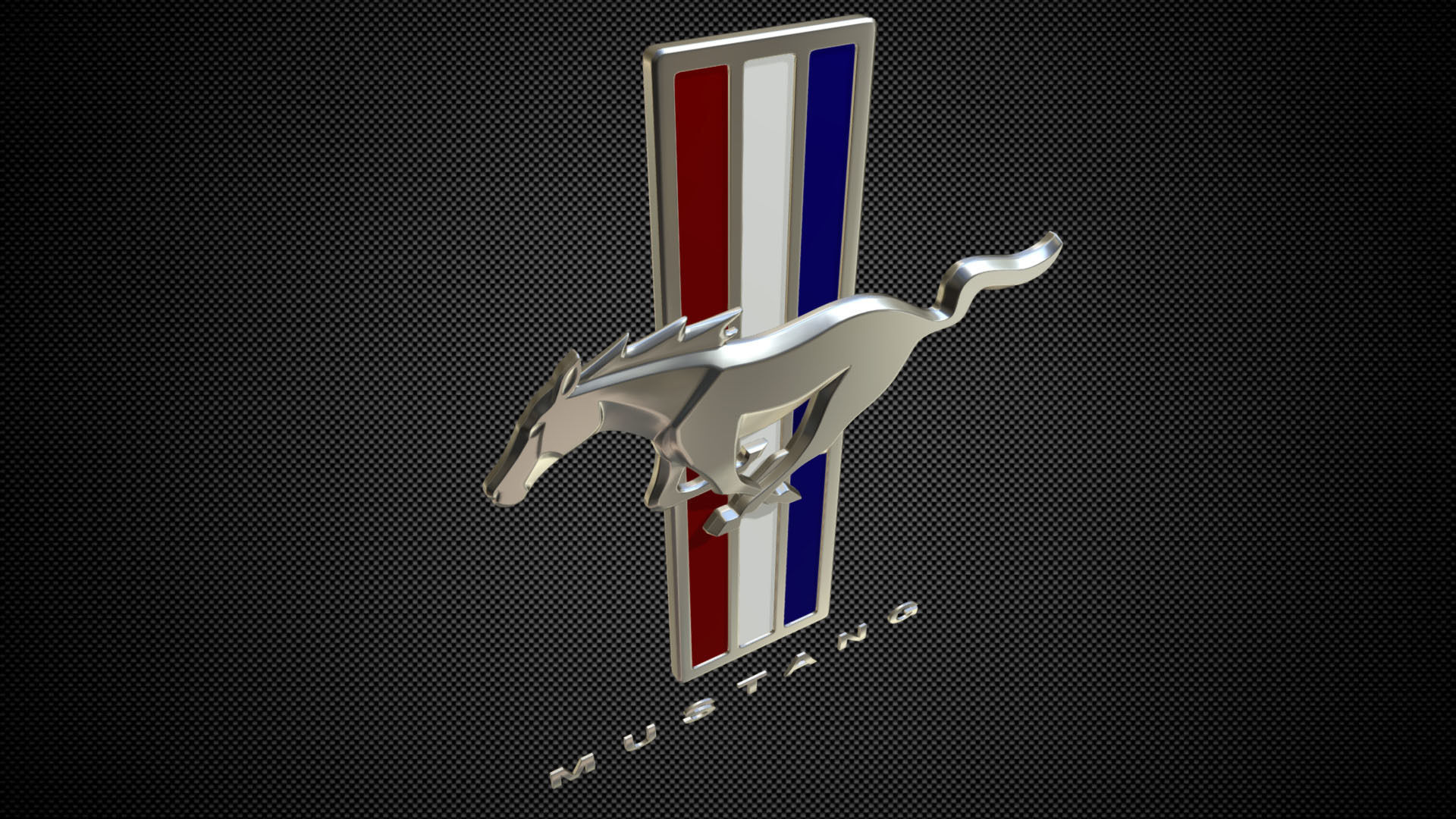 horse logo 3D model_3