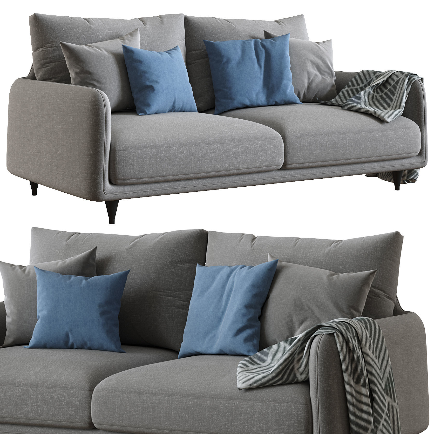 Ditre Italia  Elliot sofa 3D model_1