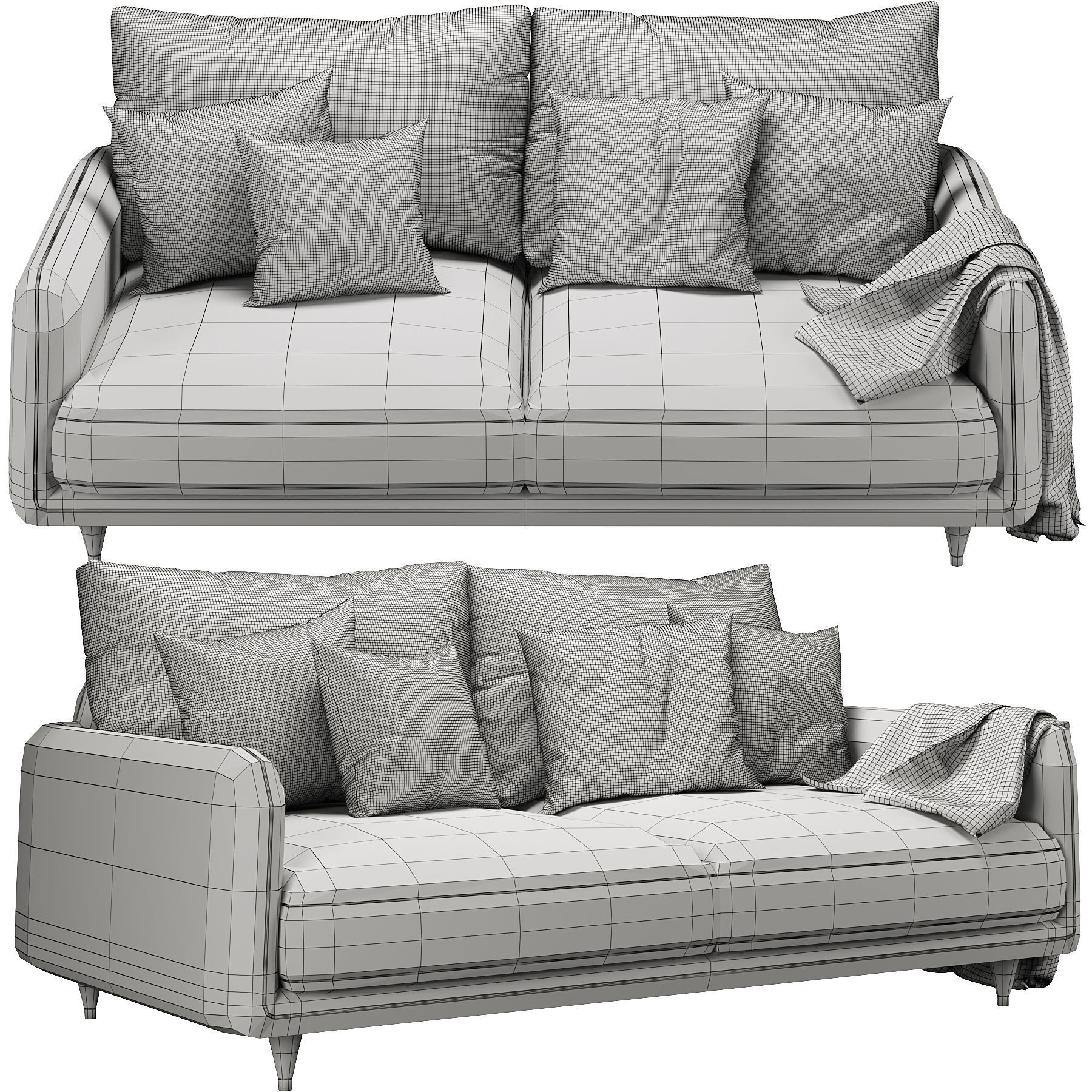 Ditre Italia  Elliot sofa 3D model_11