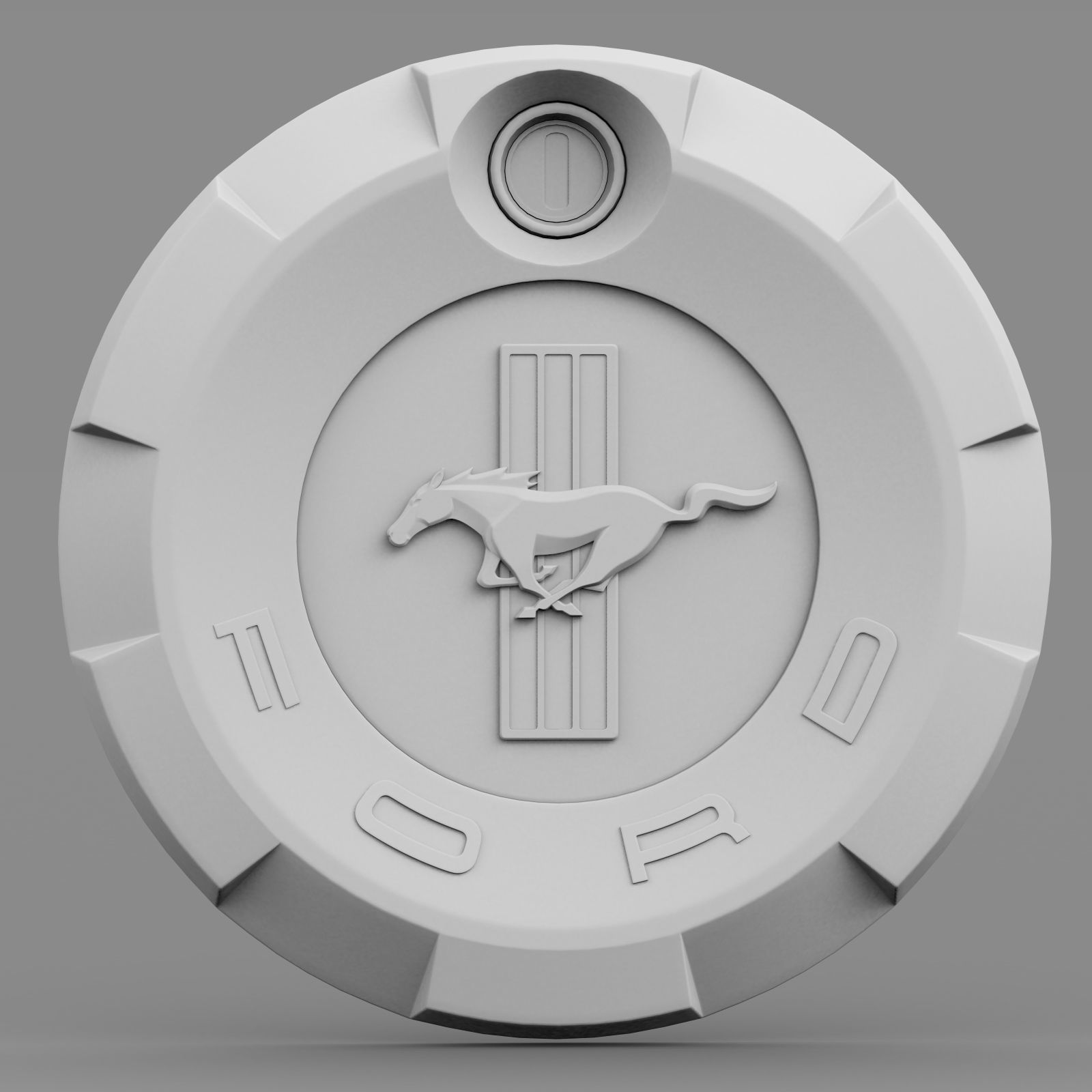 horse logo 3D model_6