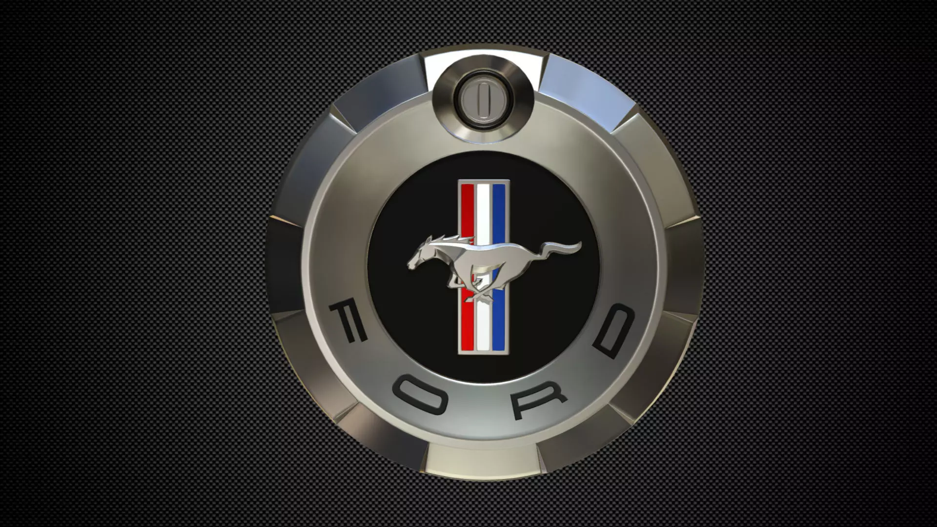 horse logo 3D model_0