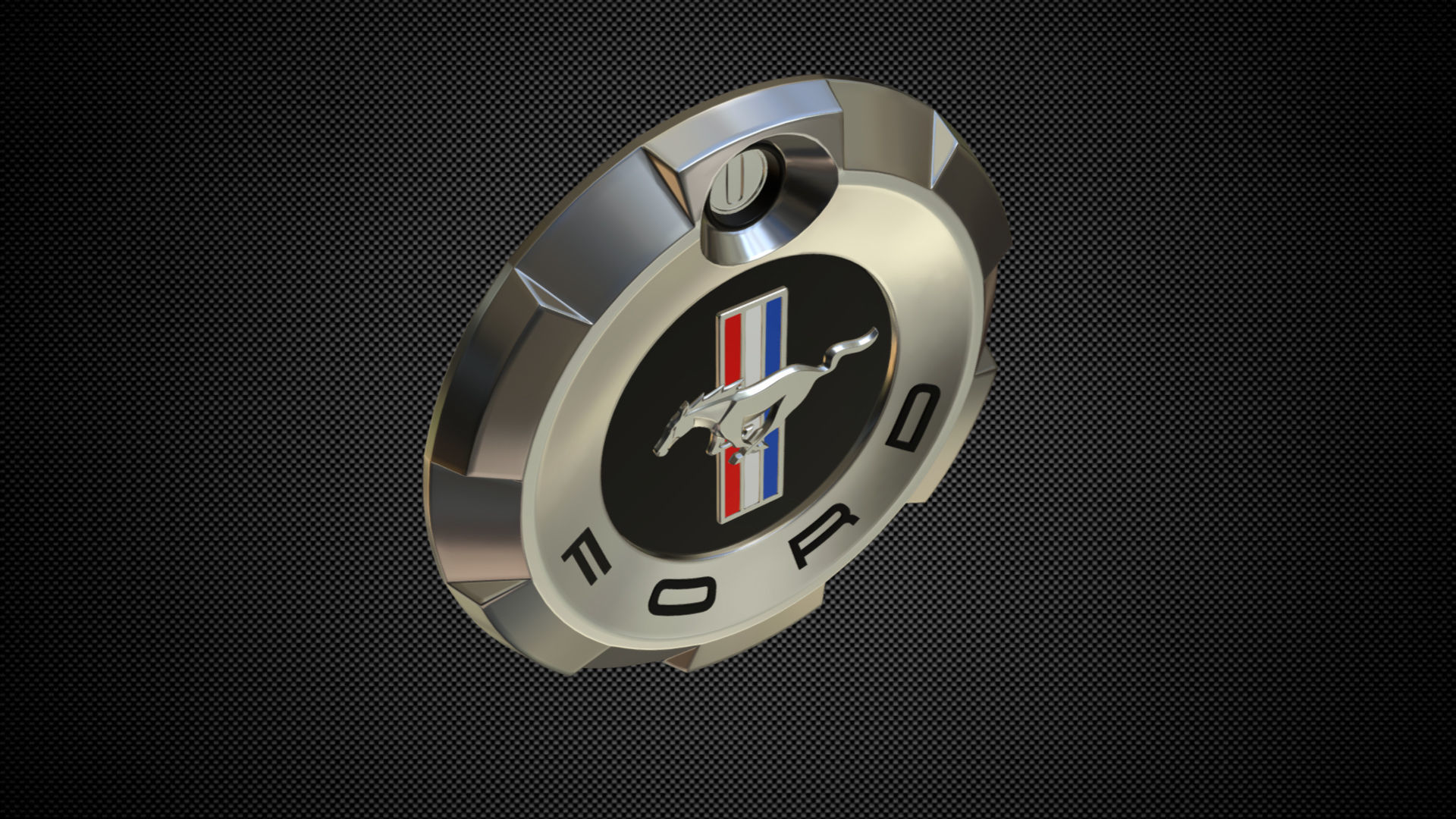 horse logo 3D model_3