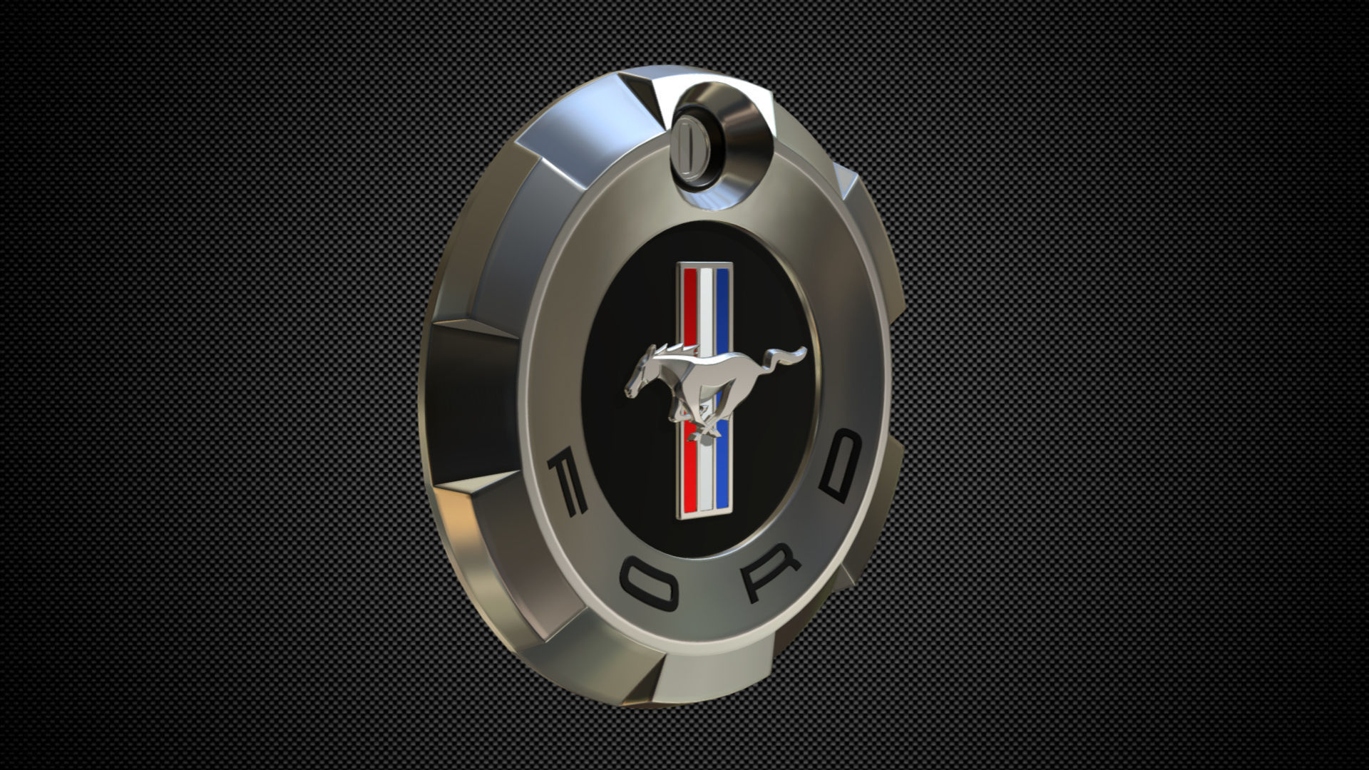 horse logo 3D model_1