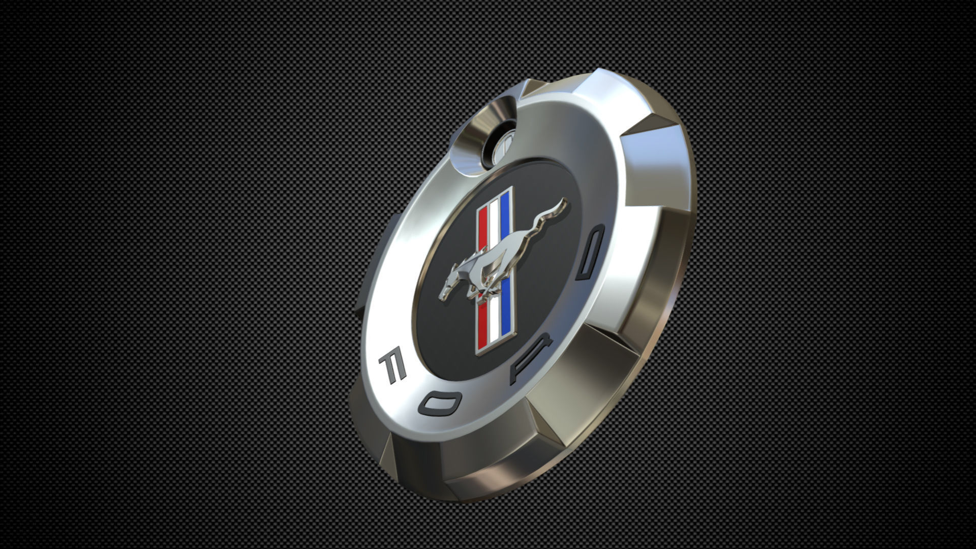 horse logo 3D model_4