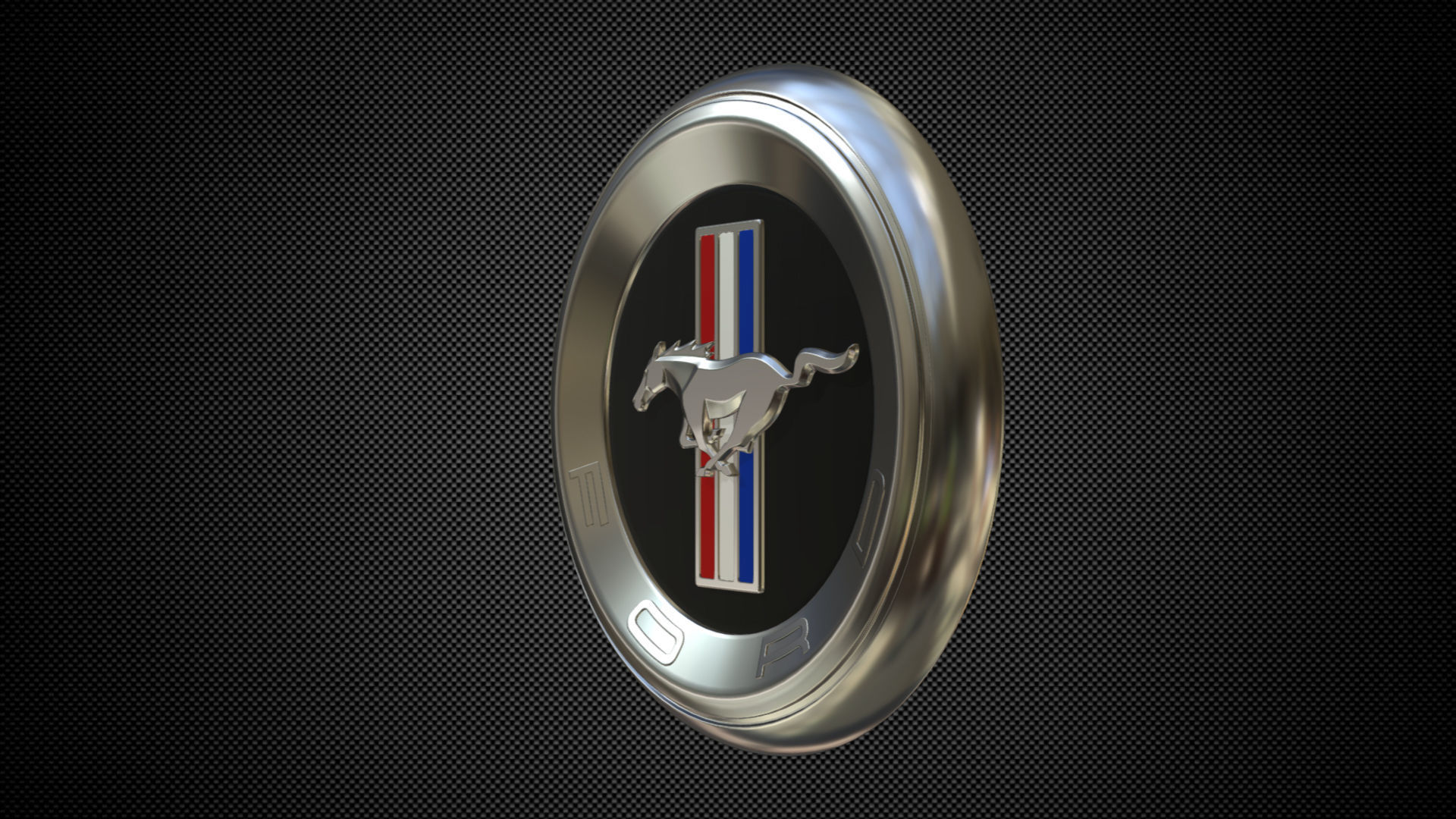 horse logo 3D model_2