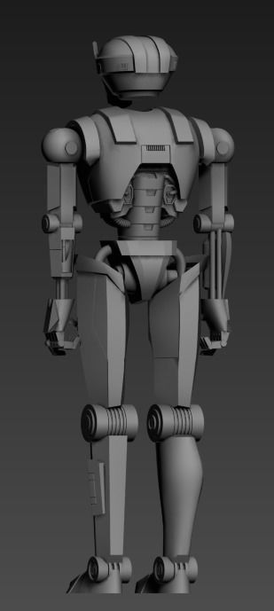 HK 47 Articulation One12 scale 3d print ready model 3D print model_4