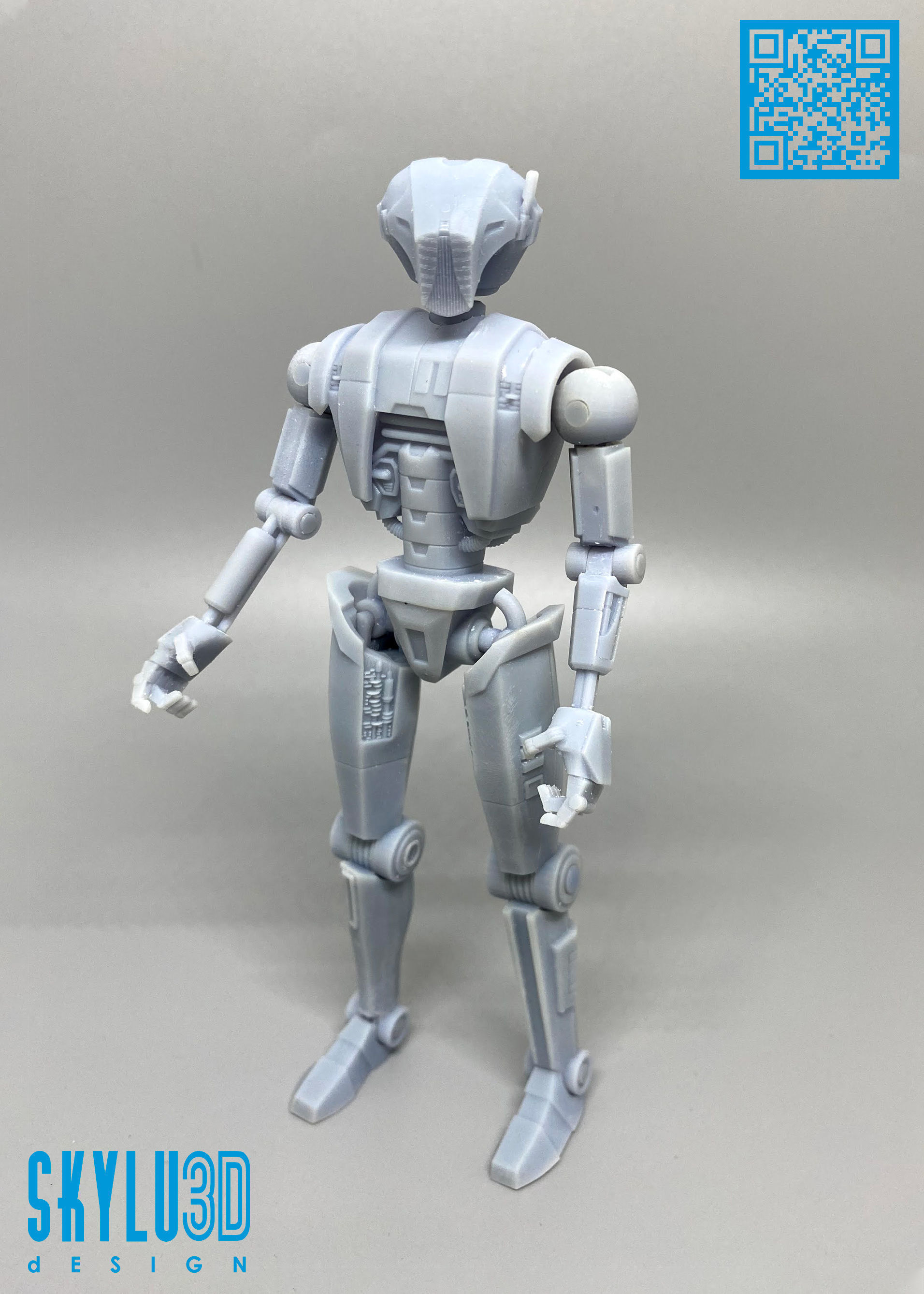 HK 47 Articulation One12 scale 3d print ready model 3D print model_1