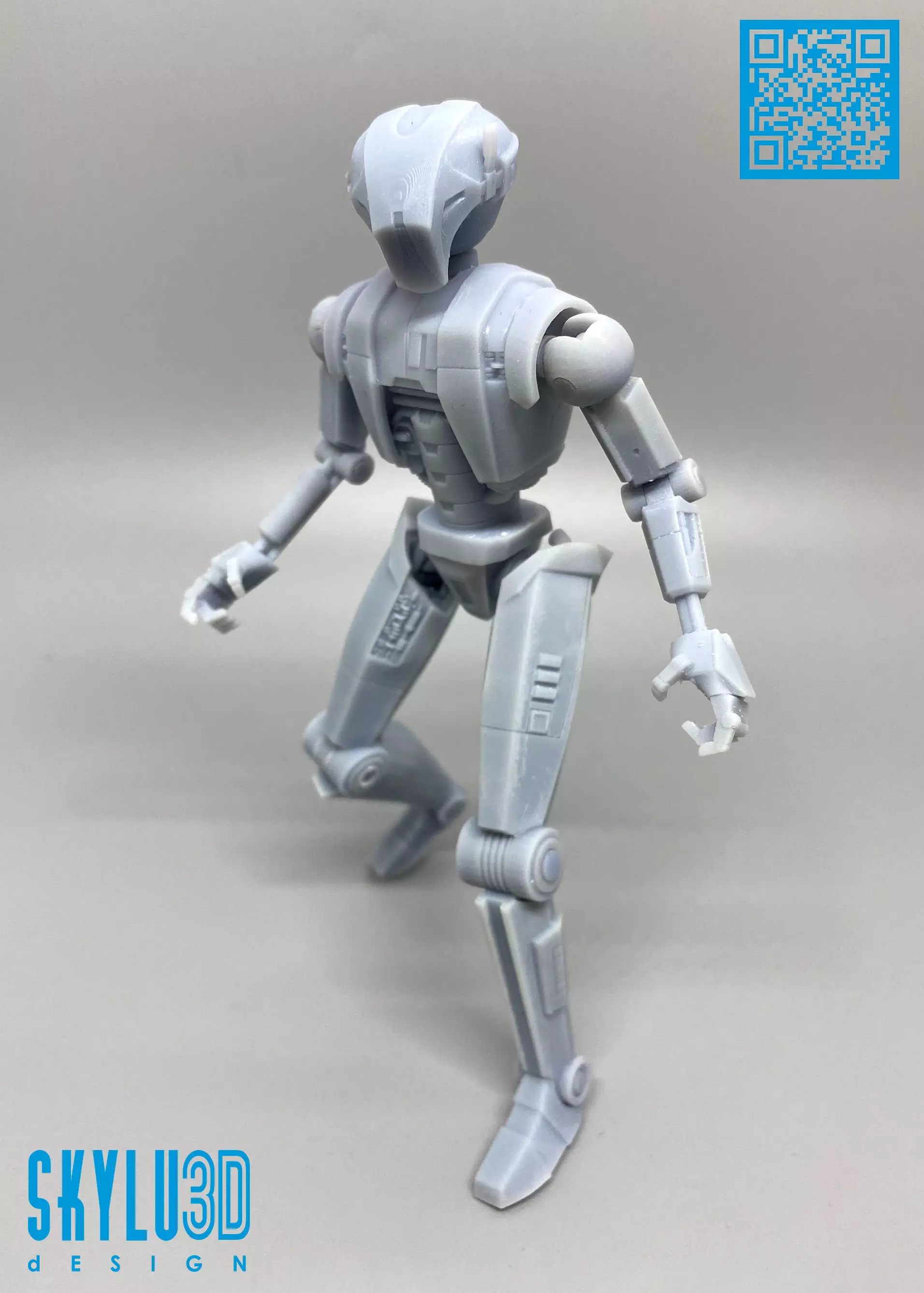 HK 47 Articulation One12 scale 3d print ready model 3D print model_0