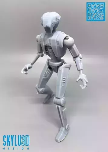 HK 47 Articulation One12 scale 3d print ready model