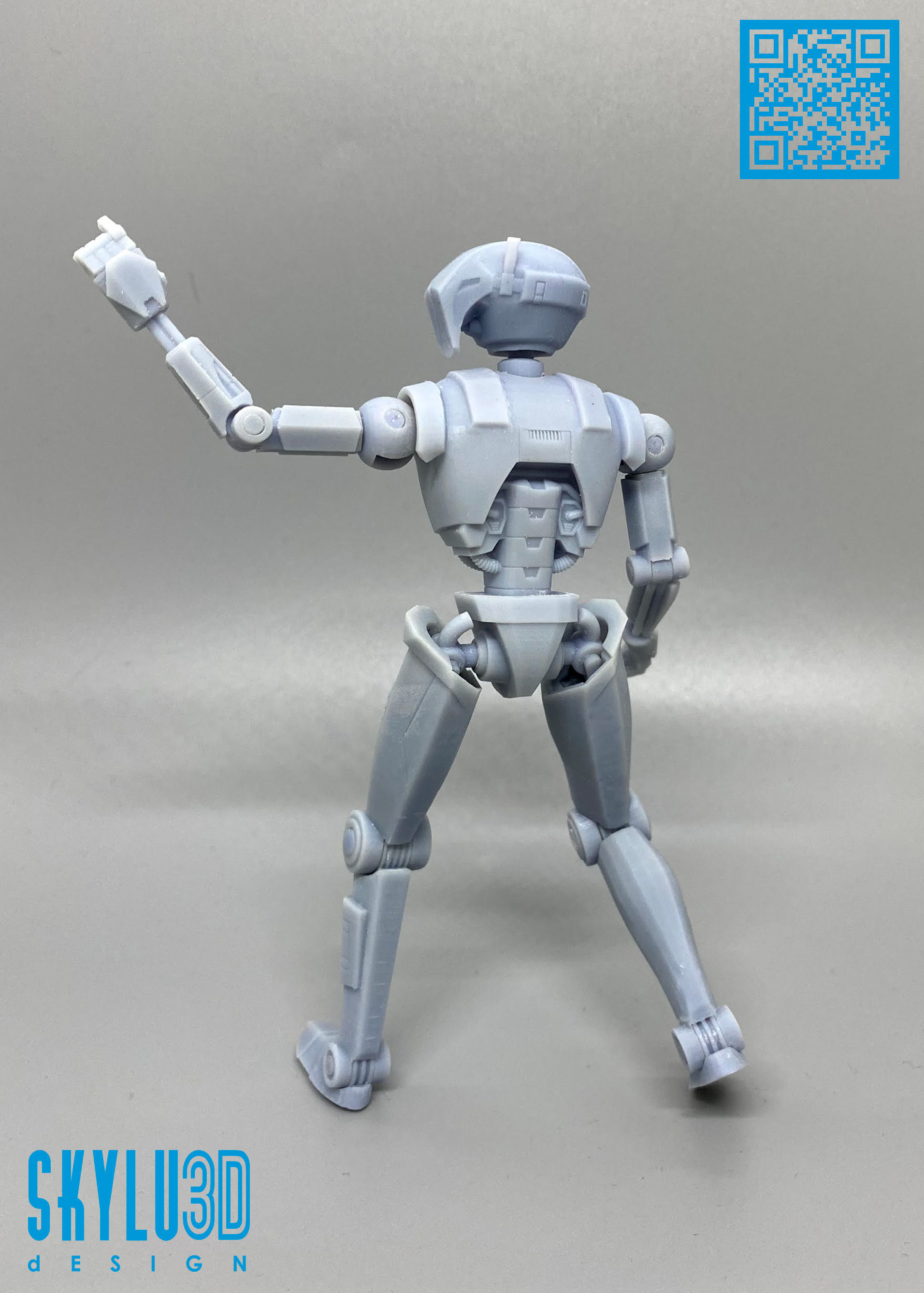 HK 47 Articulation One12 scale 3d print ready model 3D print model_2