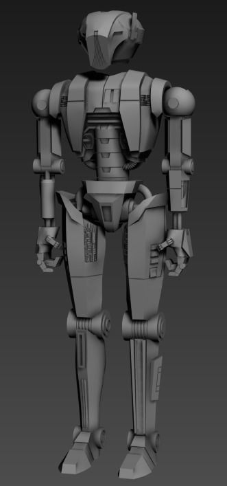 HK 47 Articulation One12 scale 3d print ready model 3D print model_3