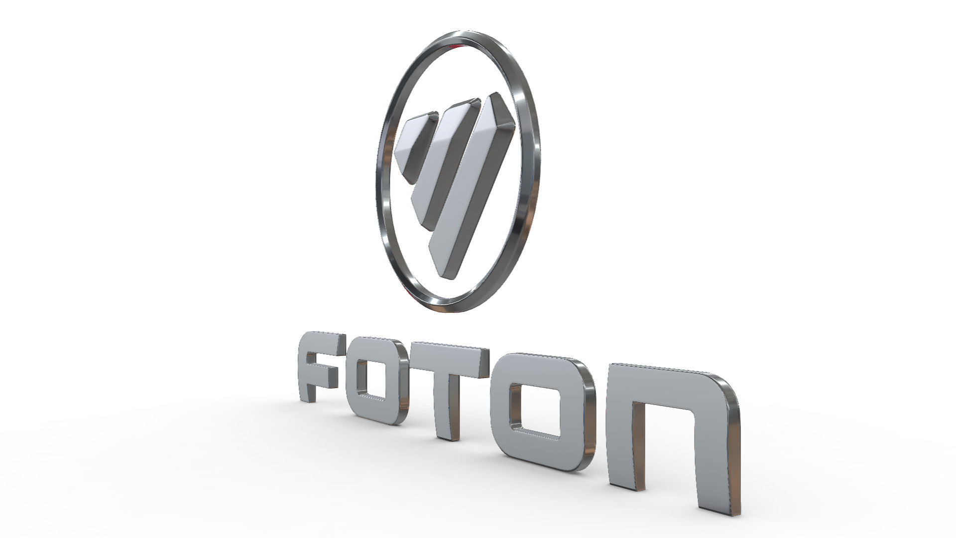 foton logo 3D model_2