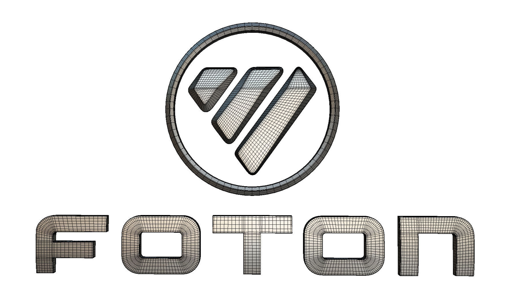 foton logo 3D model_6