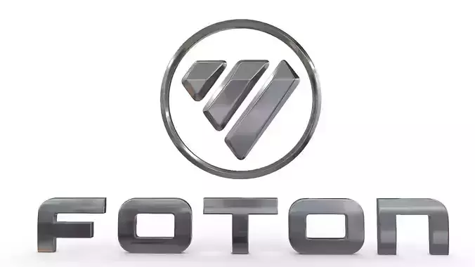 foton logo 3D model foton logo 3D model