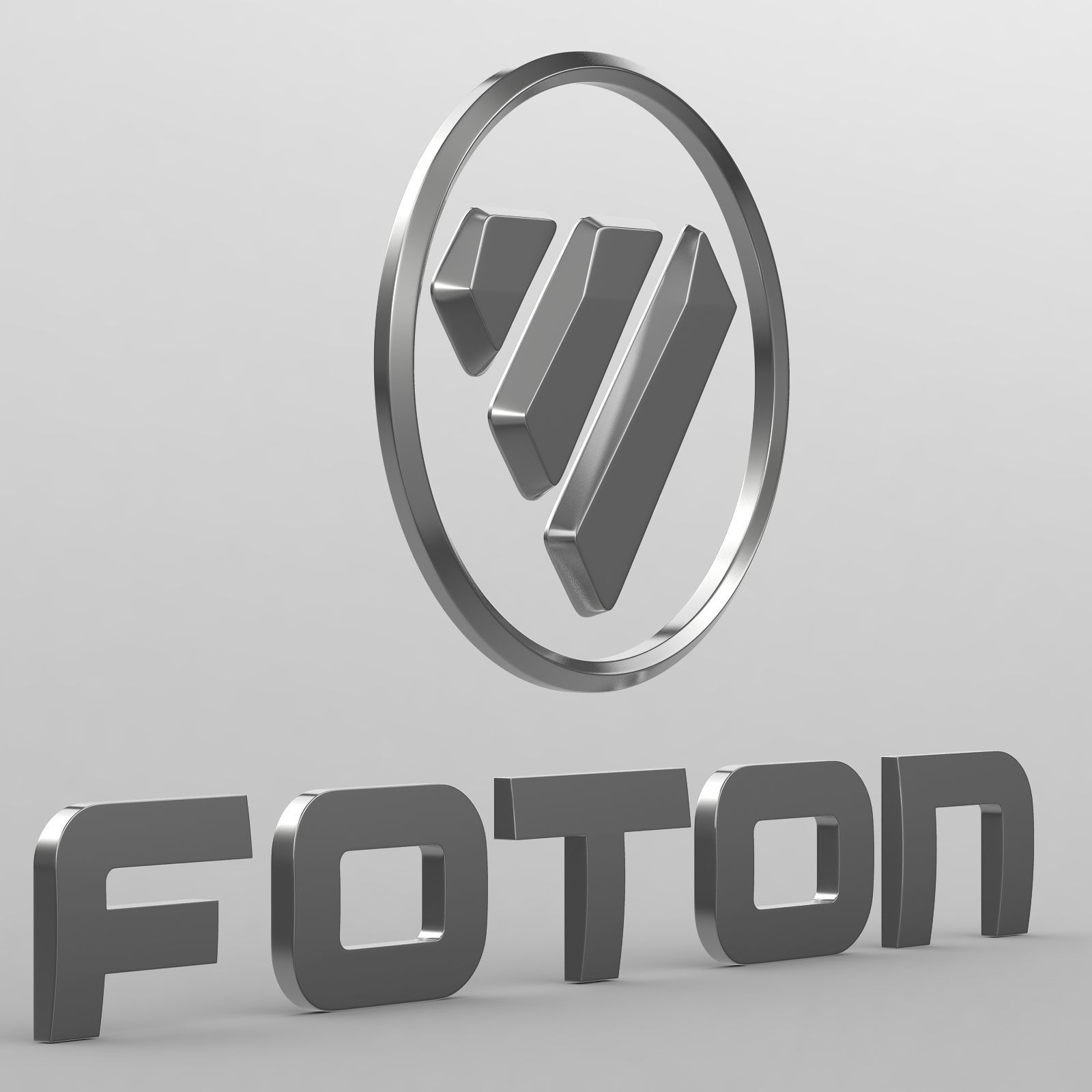 foton logo 3D model_8