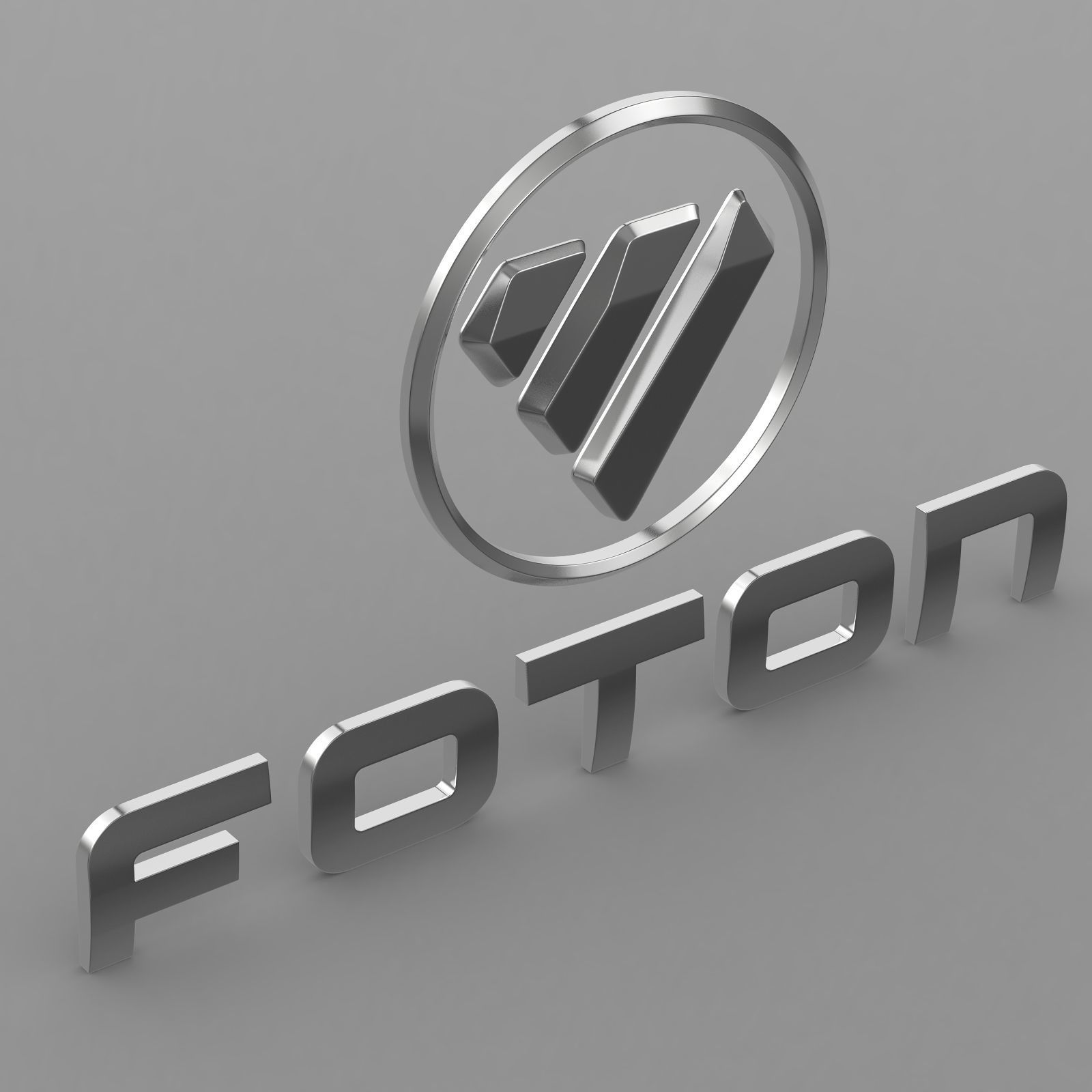 foton logo 3D model_7