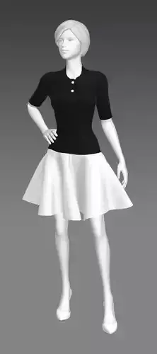 Woman Clothing Pose 481