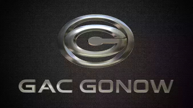 gac gonow logo 3D model