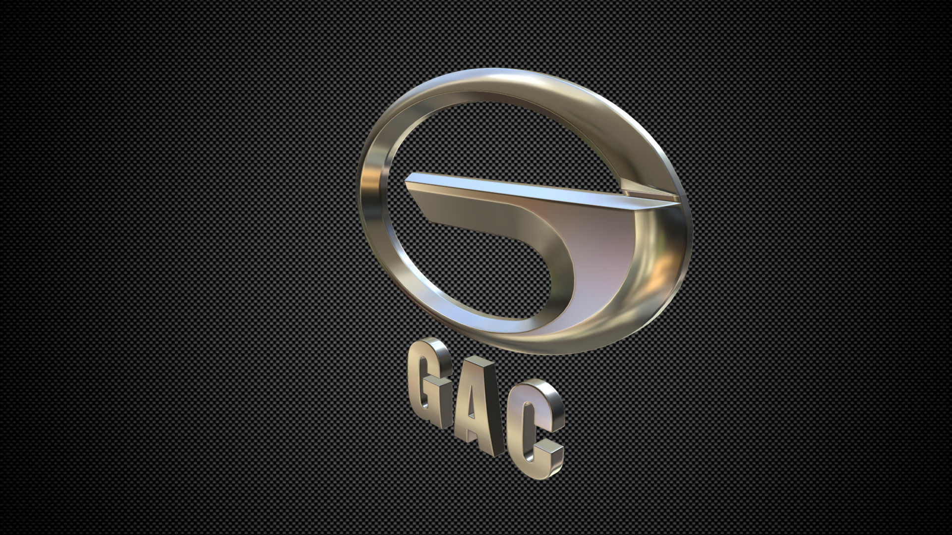 gac logo 3D model_2