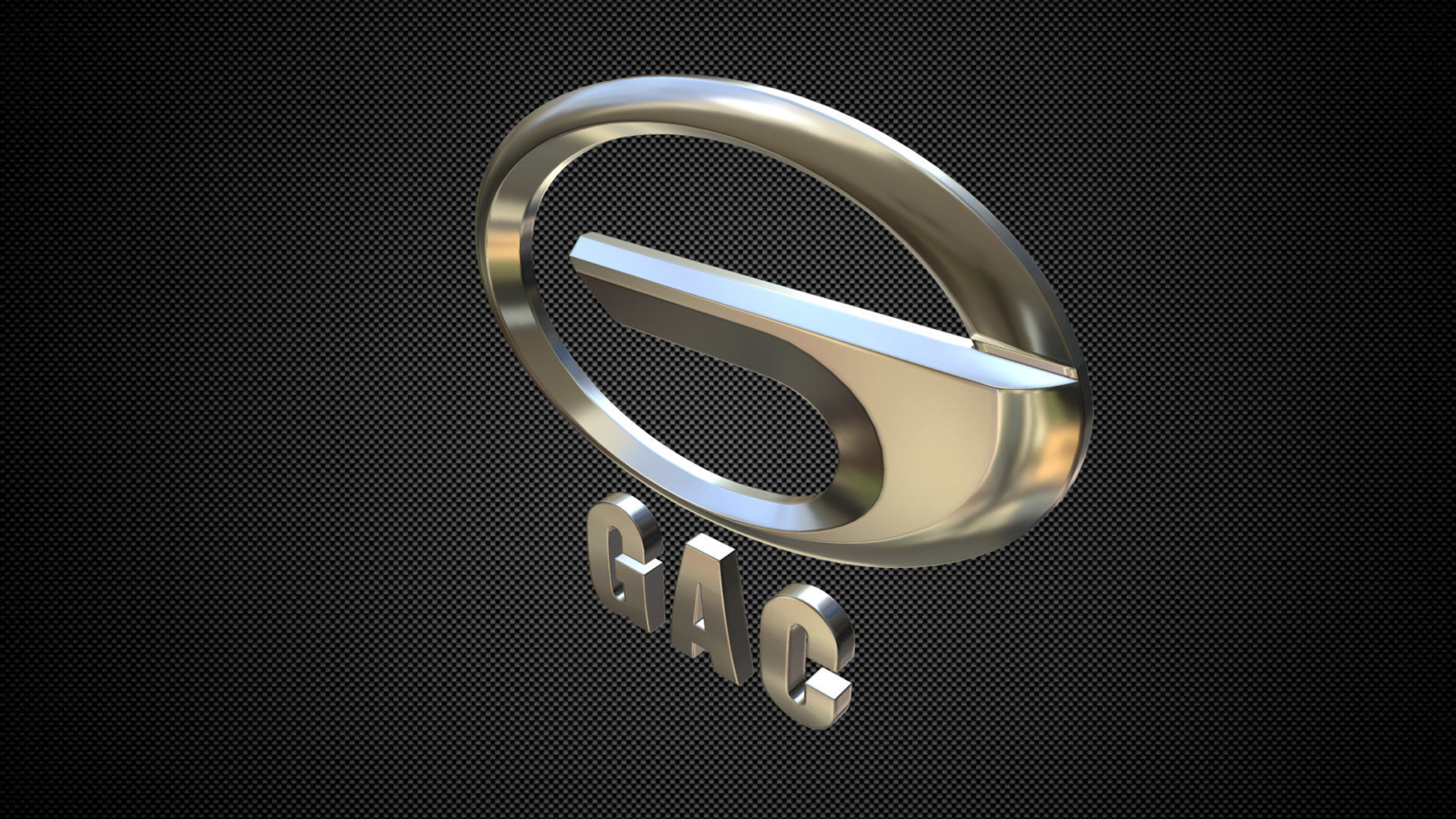 gac logo 3D model_5