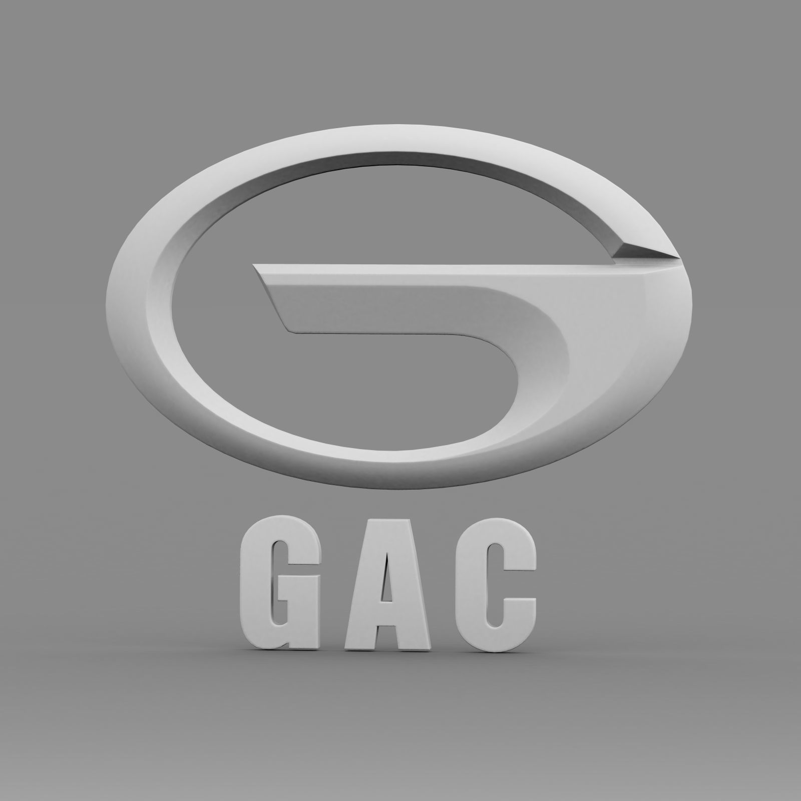 gac logo 3D model_6