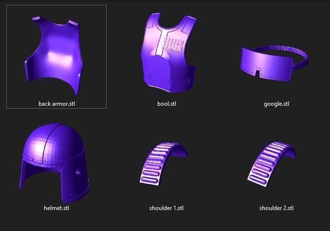Grand Adrimal One12 kit armor upgrade STL 3D print model_2