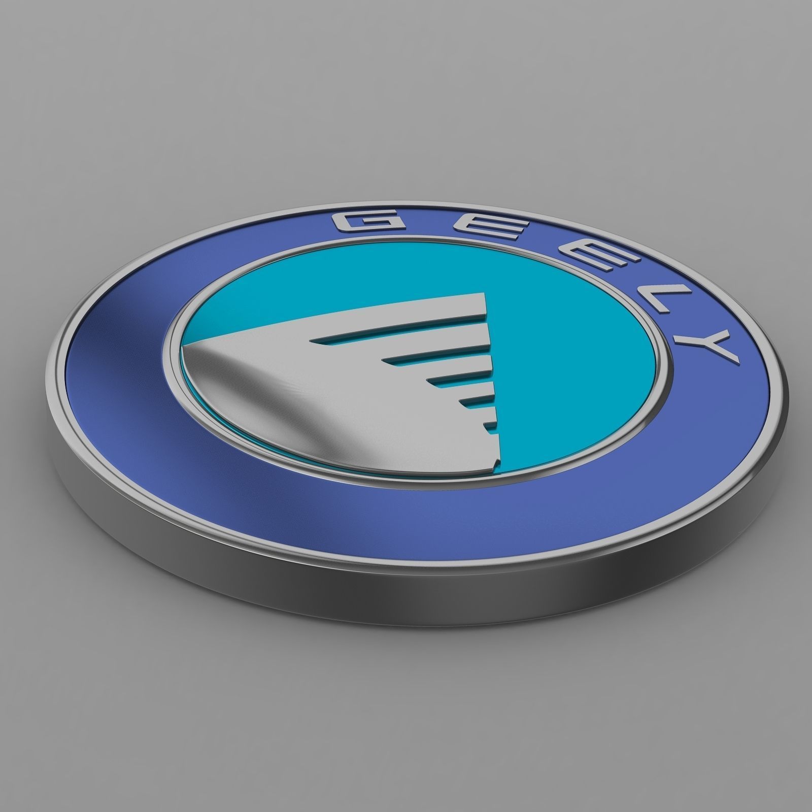 geely logo 3D model_4