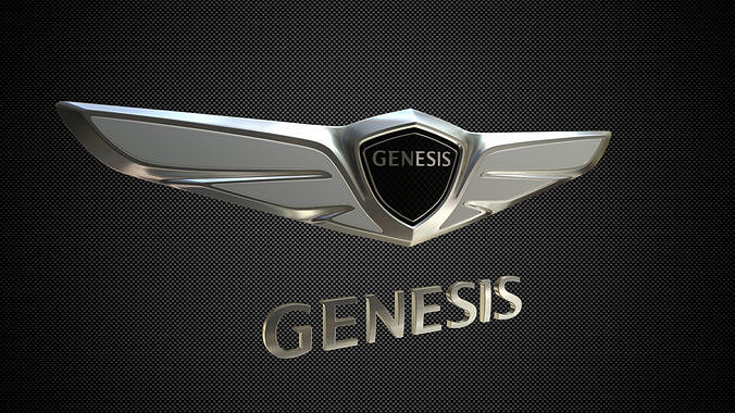 genesis logo 3D model