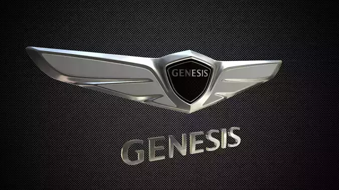 genesis logo 3D model