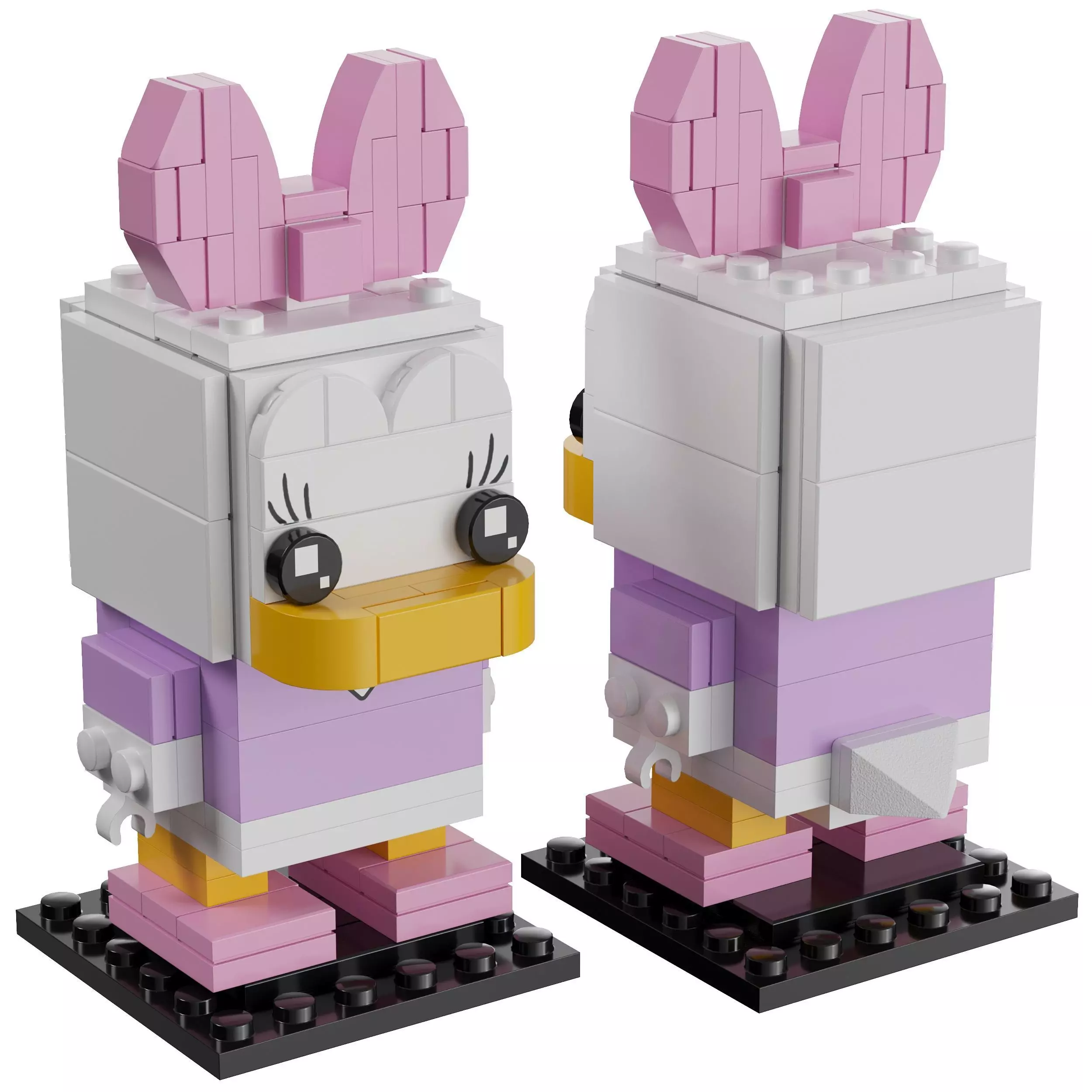 Lego BrickHeadz - 40476 Daisy Duck 3D model_0
