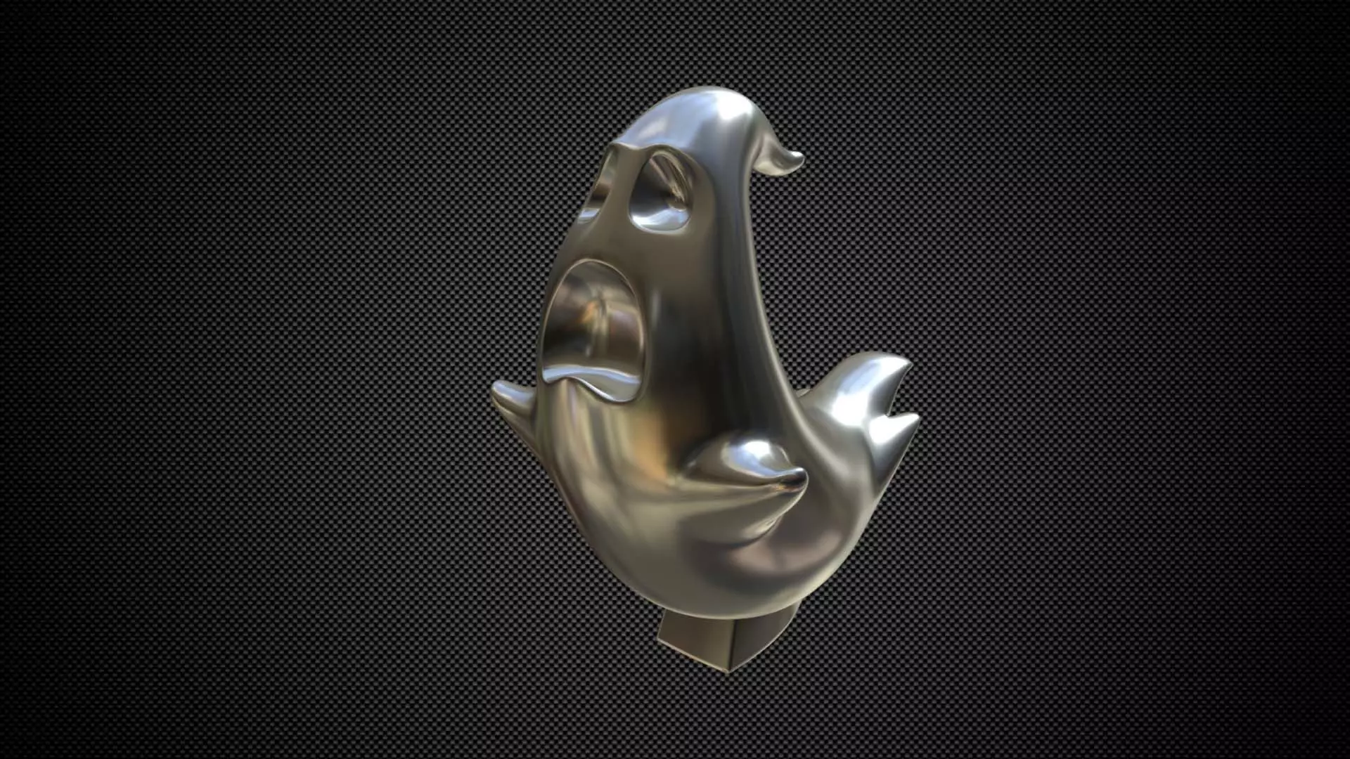 Ghostbusters Hood Ornament 3D model_0