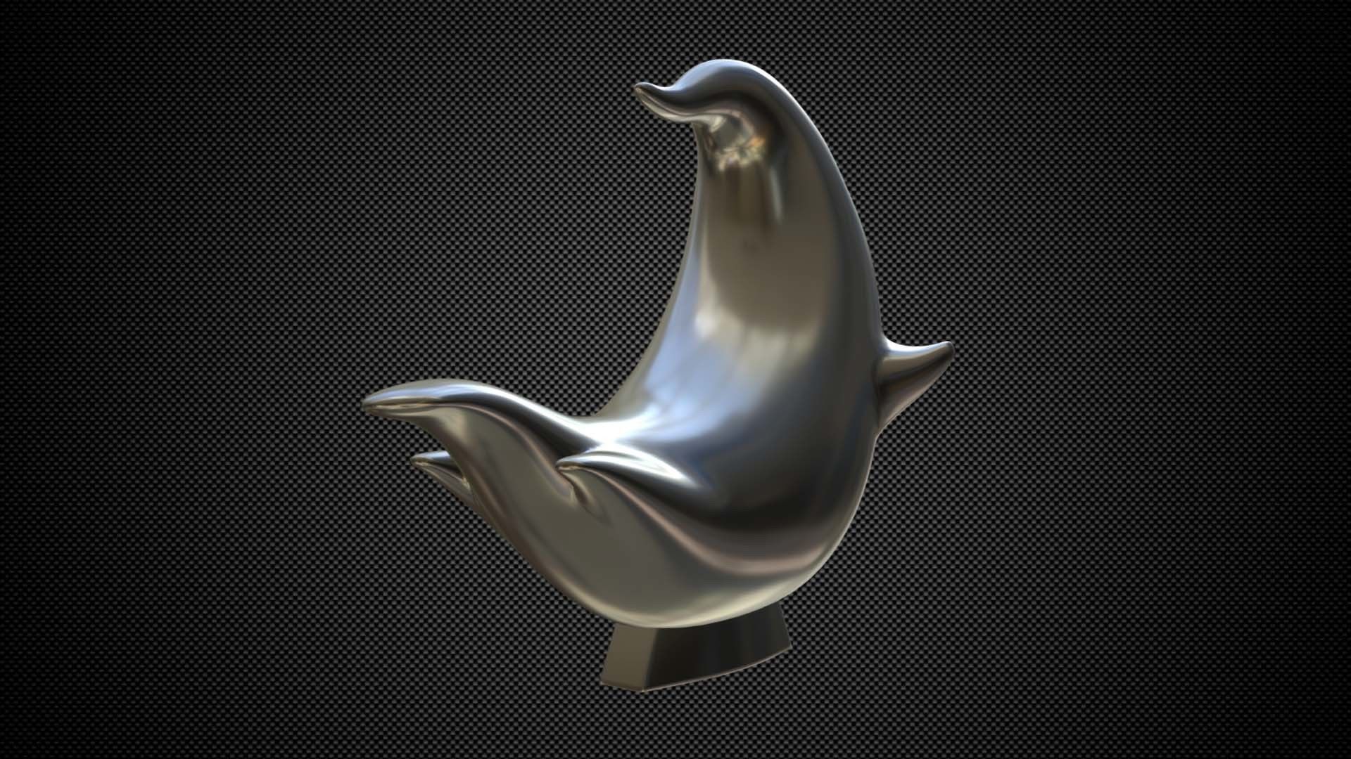 Ghostbusters Hood Ornament 3D model_3