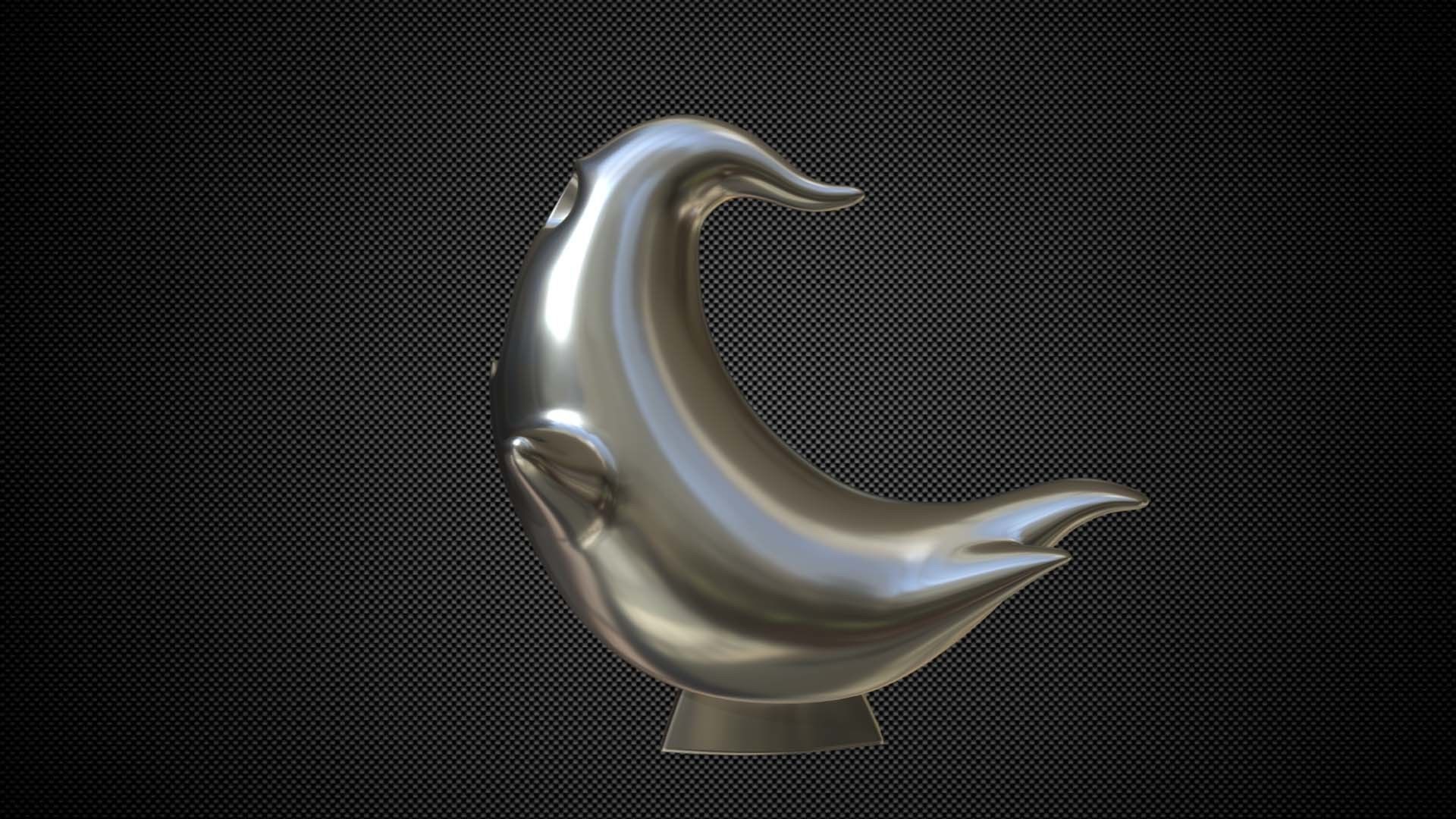 Ghostbusters Hood Ornament 3D model_1