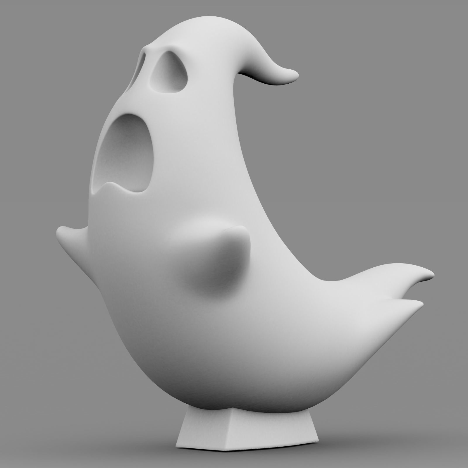 Ghostbusters Hood Ornament 3D model_7