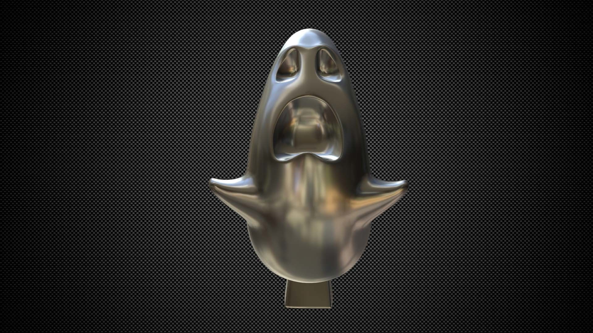 Ghostbusters Hood Ornament 3D model_6