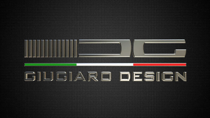giugiaro italdesign logo 3D model