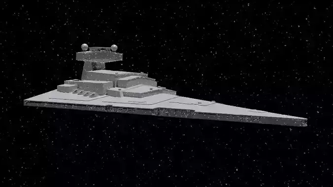 Imperial Star Destroyer Blender Model 