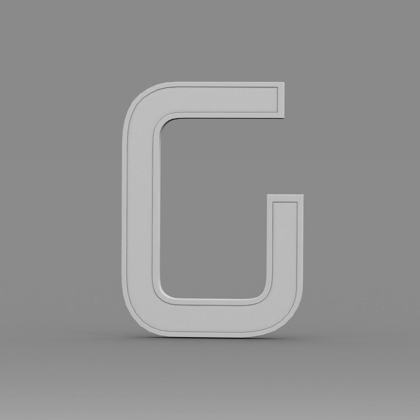 giugiaro italdesign logo 3D model_6