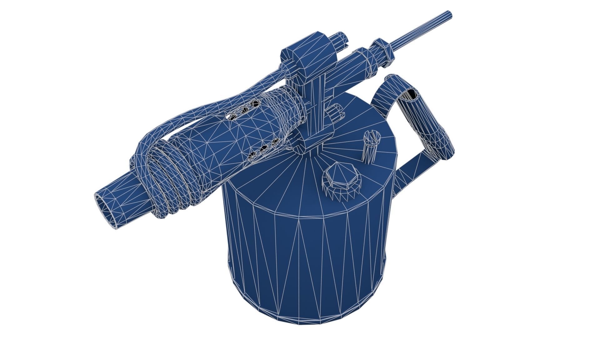 Blowtorch 1 gas lighter from late century Low-poly 3D model_23