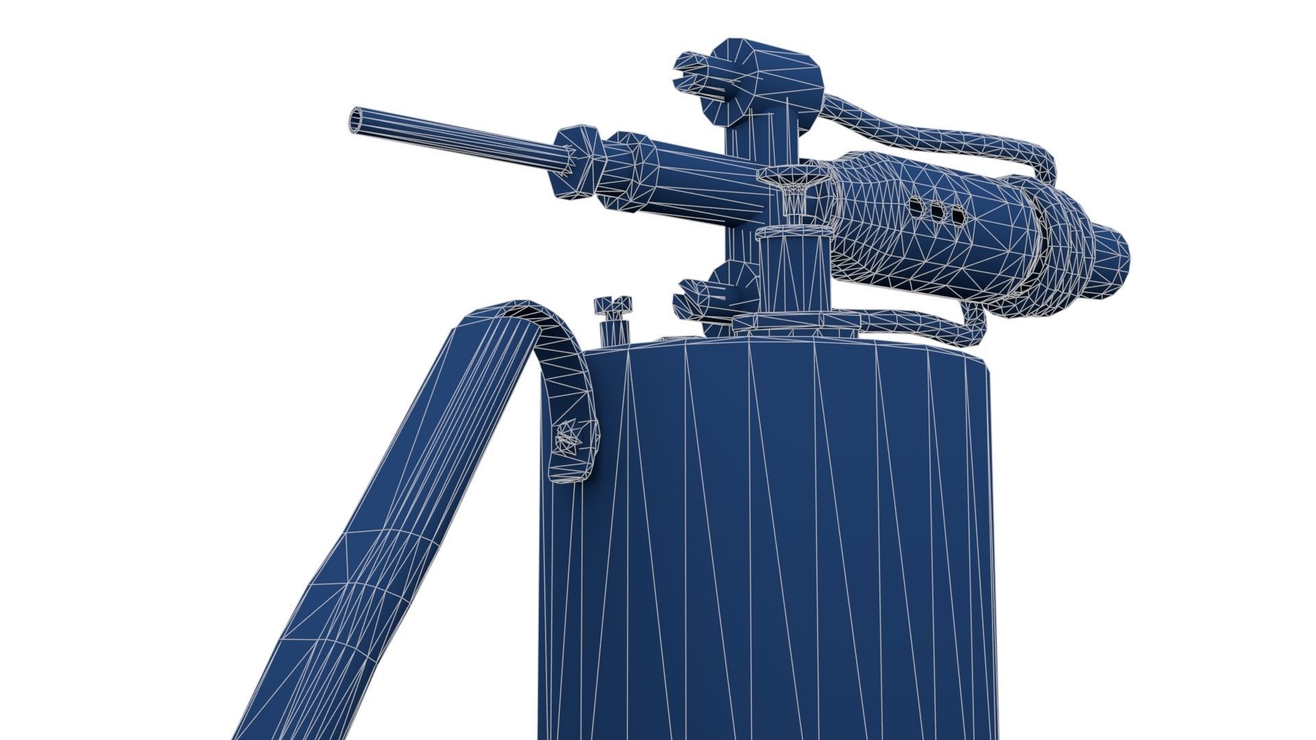 Blowtorch 1 gas lighter from late century Low-poly 3D model_29