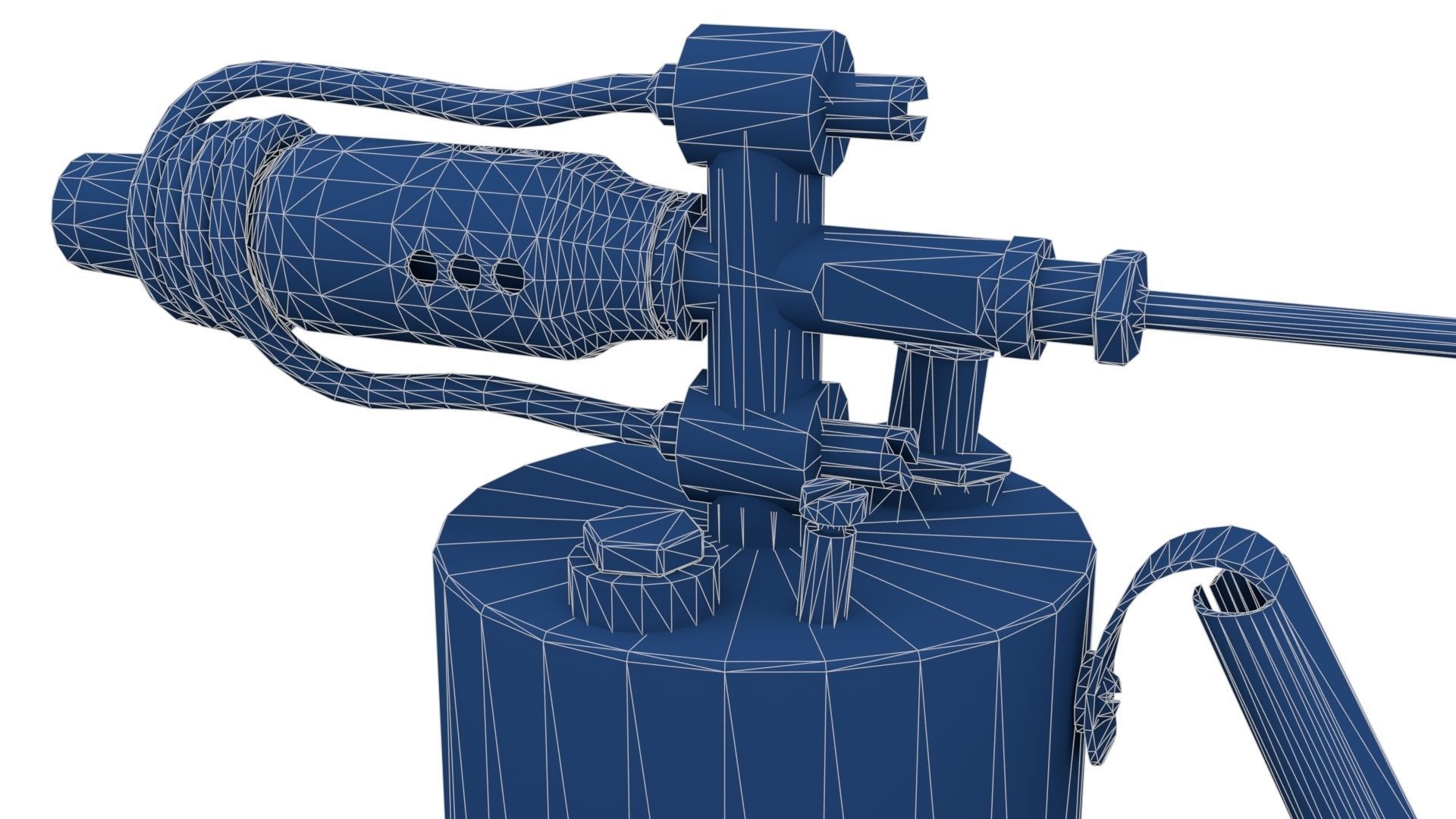 Blowtorch 1 gas lighter from late century Low-poly 3D model_28