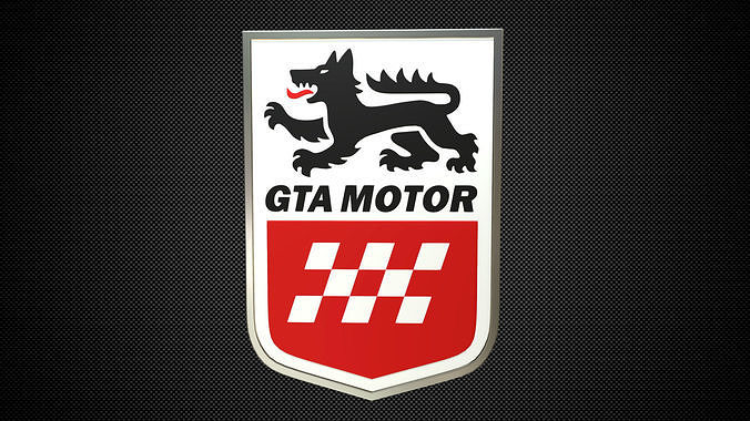 gta motor logo 3D model
