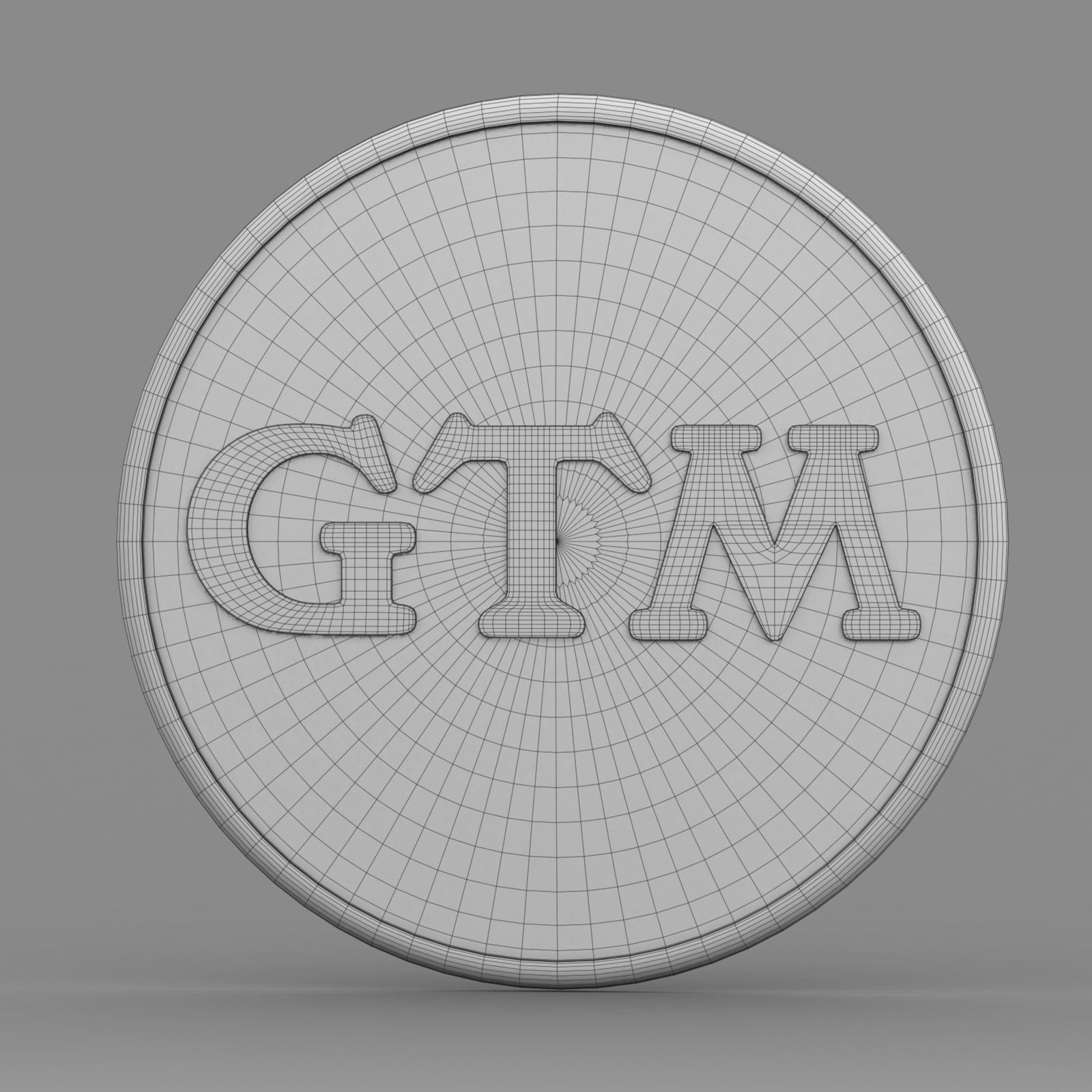 gtm logo 3D model_7