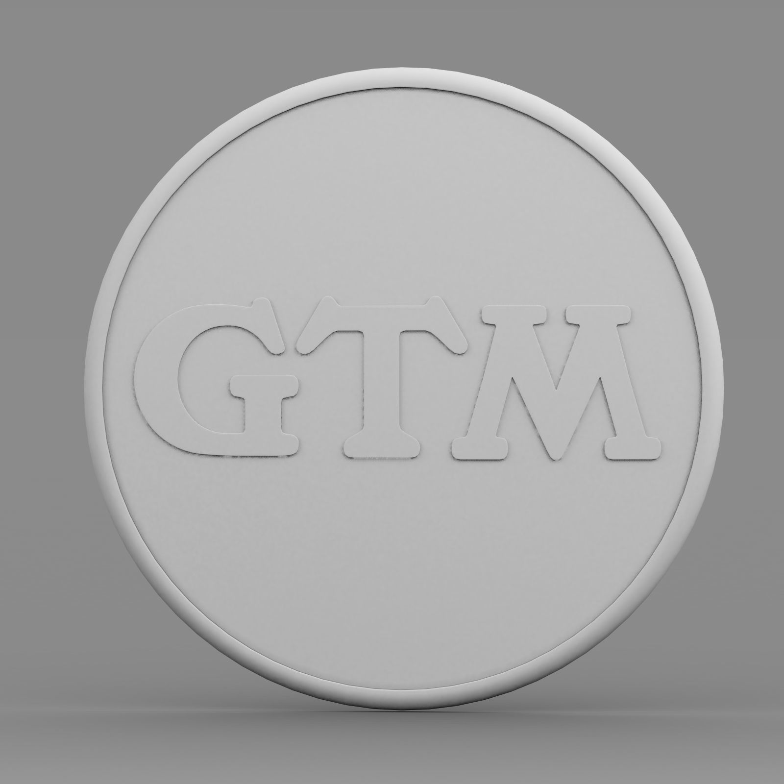gtm logo 3D model_6