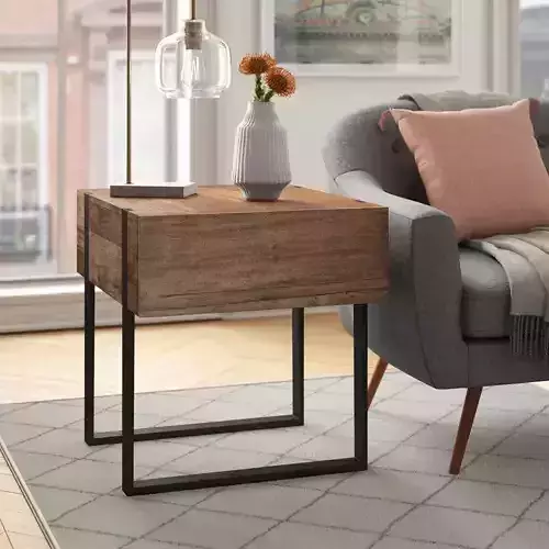 Langdon Sled End Table