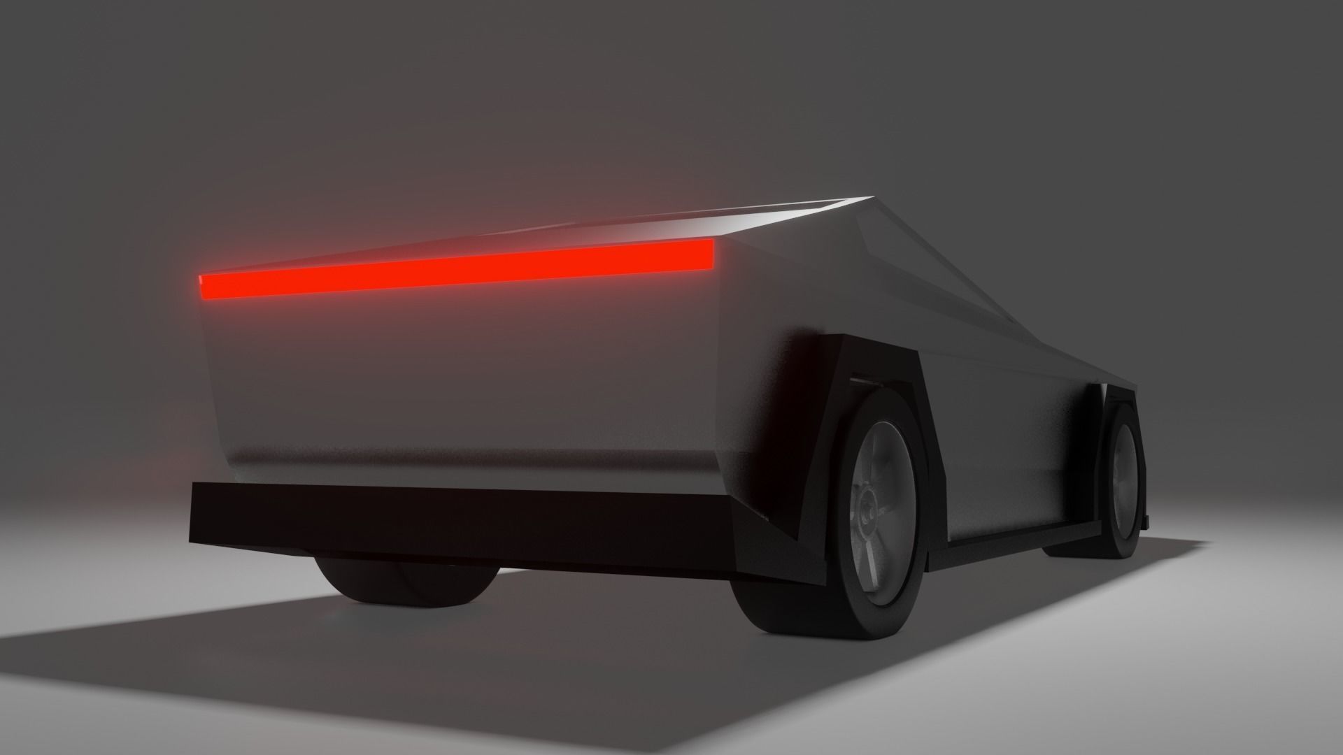 Cybertruck Redesign Free 3D model_3